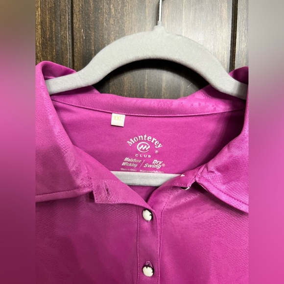 Monterey Club Women's Contrast Golf Polo-Dry Swing-Size:XXL-NWT - Picture 7 of 10